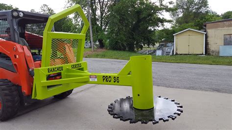 skid steer tree saw rental|tree saw for skid steer.